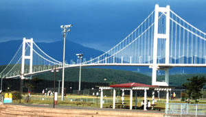 Muroran Bridge.