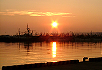 Otaru Harbour at Sunset