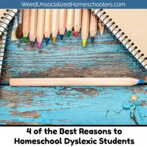 4 of the Best Reasons to Homeschool Dyslexic Students