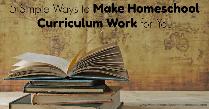 How to Make Homeschool Curriculum Work for You