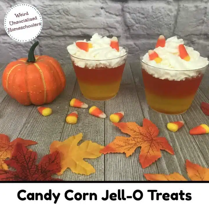 Candy Corn Jell-O Treats