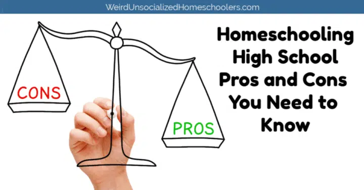 Homeschooling High School Pros and Cons You Need to Know