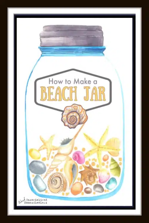 How to Make a Beach in a Jar