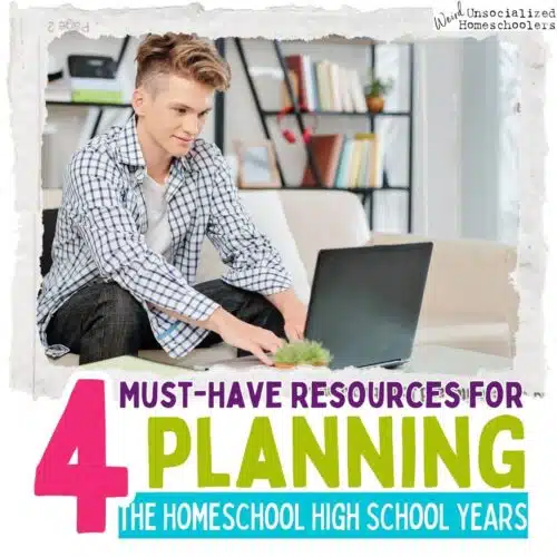 homeschool high school - boy doing homework on laptop