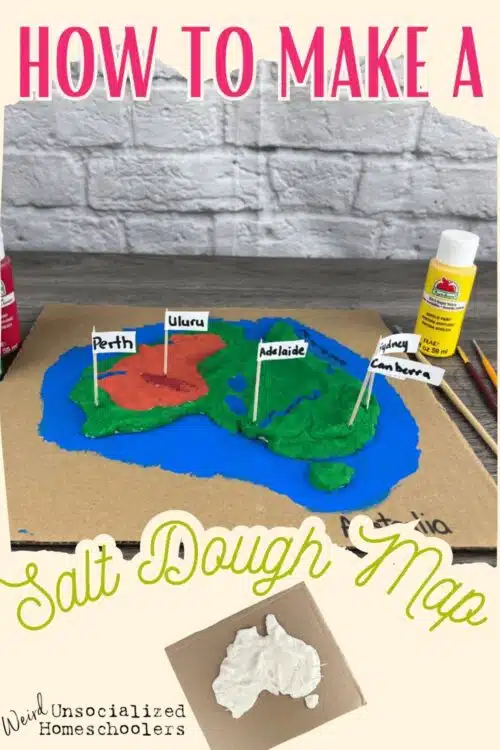 Easy and fun to make, salt dough maps are a great visual aid for learning the geography of a country and a fun, hands-on tool for making history come alive.