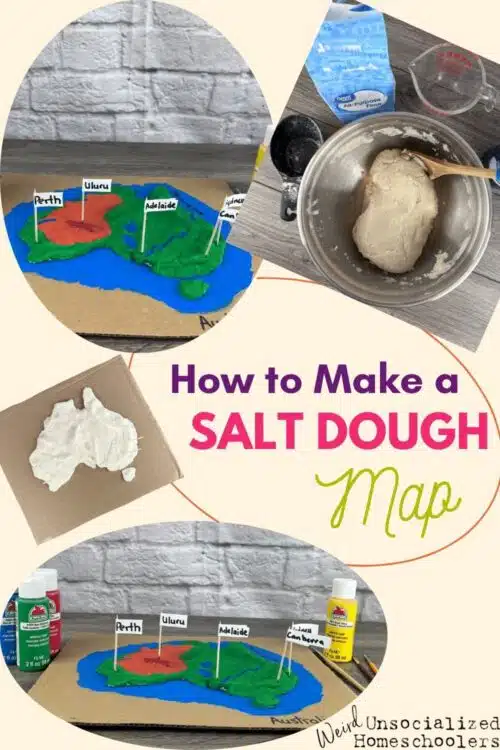 Easy and fun to make, salt dough maps are a great visual aid for learning the geography of a country and a fun, hands-on tool for making history come alive.