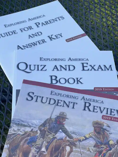 Student Review, Quiz and Exam book, and answer key