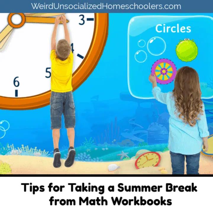 Tips for Taking a Summer Break from Math Workbooks