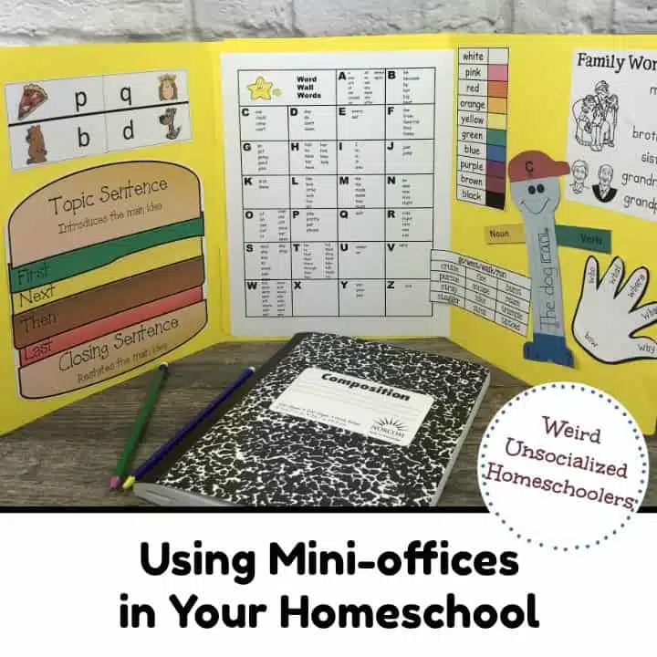 Using Mini-offices in Your Homeschool