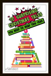 stack of Christmas books