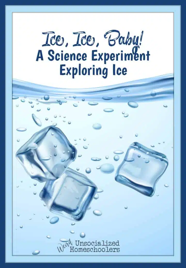 Ice, Ice, Baby! An Easy Science Experiment Exploring Ice